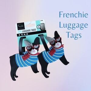 NWT Frenchie Dogs Luggage Tags